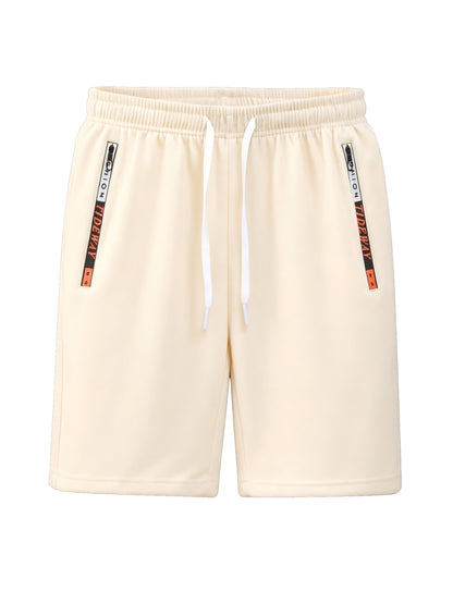 Men's Casual Outdoor Sports Shorts with Zippered Pockets