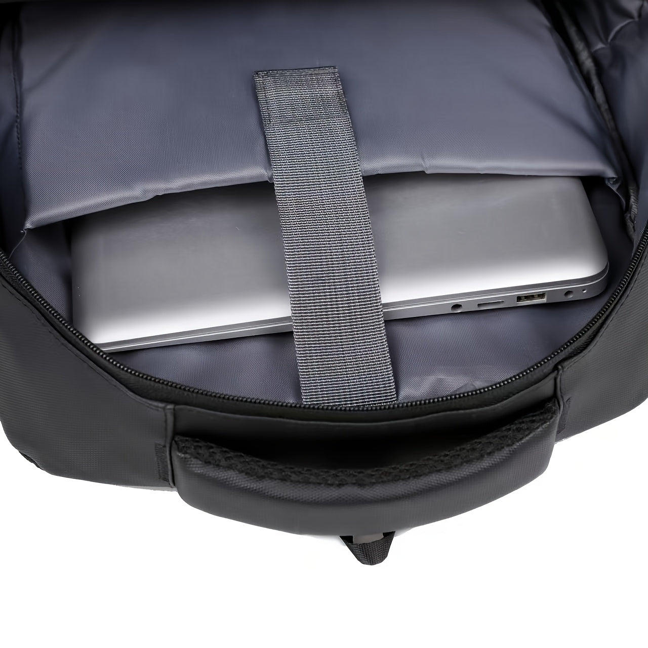 40.89cm Laptop Backpack - Durable Synthetic Leather High Quality Shockproof Multi-Compartment Sporty Design Convertible Shoulder  Top Handles for Commuting Travel School College