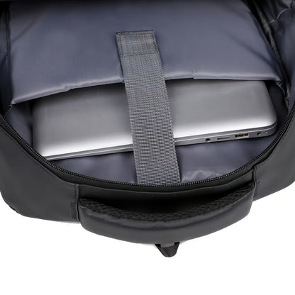 40.89cm Laptop Backpack - Durable Synthetic Leather High Quality Shockproof Multi-Compartment Sporty Design Convertible Shoulder  Top Handles for Commuting Travel School College