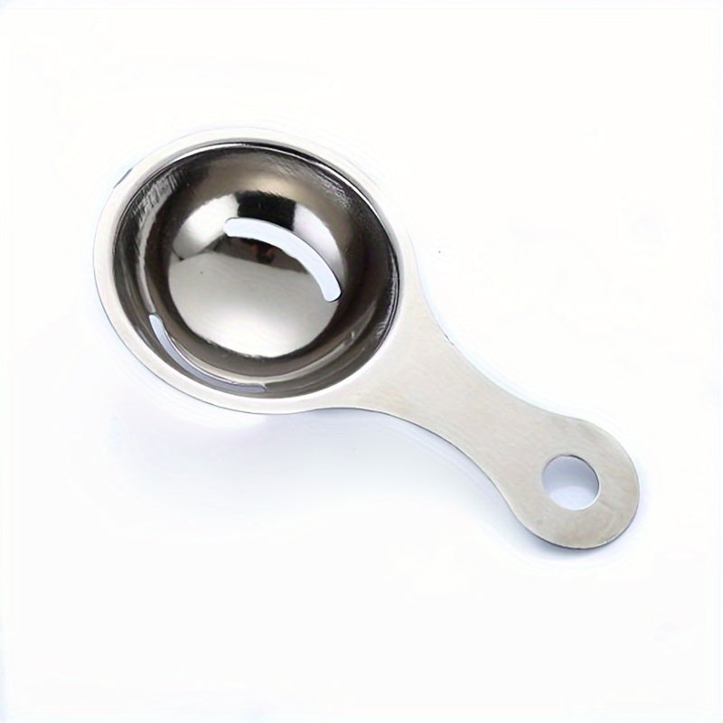 1pc, Premium Stainless Steel Egg Yolk Separator For Restaurant Kitchen- Easy Egg Yolk Filter And Divider Tool For Perfect Cooking And Baking Results - ayq