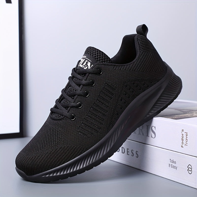 Men's Summer Lightweight Odor-Resistant Breathable Sneakers - Minimalist Lace-Up Training Shoes Suitable for Running, Gym & Casual Wear - Neutral Cushioning, Upper & Sole, Spring/Fall Transition Athletic Footwear - ayq
