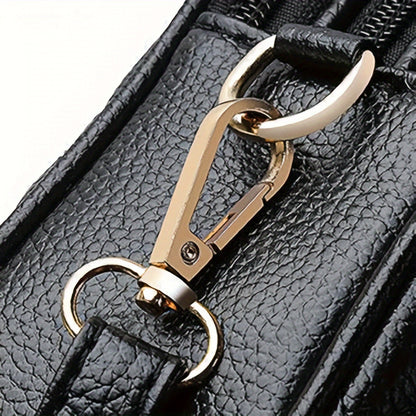 2024 Trendy Shoulder Bags, Popular Diamond-Patterned Spring And Summer Women'S Black Crossbody Mini Bags, Versatile Small Bags, Authentic Multi-Layer Women'S Bags, New Fashionable Middle-Aged Bags, Three-Layer Small Square Ba