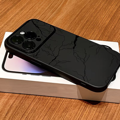 Shockproof TPU Phone Case with Lightning Crack Design for iPhone