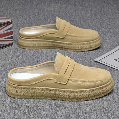 Men's Spring Outdoor Slip-On Thick-Soled Casual Slippers