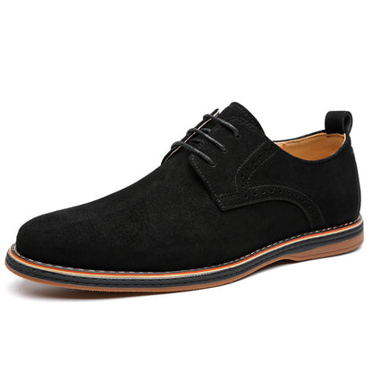 Men's Lace-Up Oxford Shoes, Casual Business, All-Season Comfort