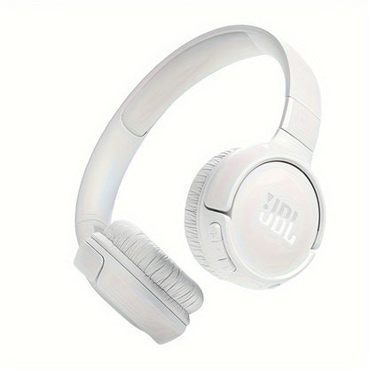 Ideal for Travel, Work, Home, And Gym, The JBL T520BT Wireless Headphones Feature Deep Bass, Long Battery Life, And a Comfortable Fit