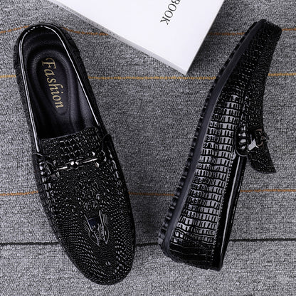 Men's Casual Slip-On Loafers Soft PU Driving Shoes