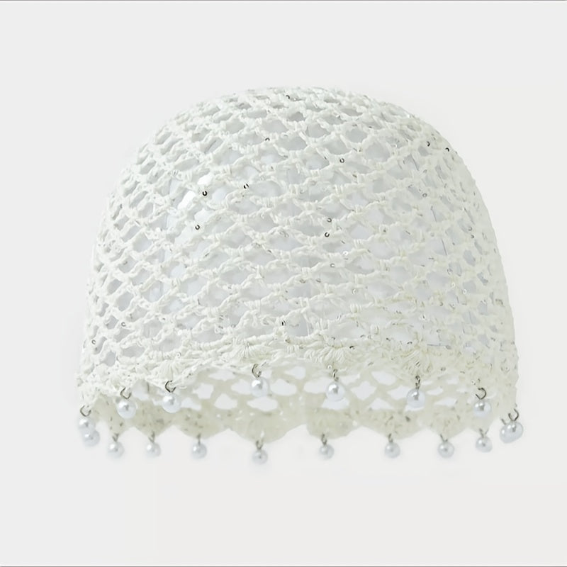 Bohemian Summer Breathable Knit Sequin Beanie Cap