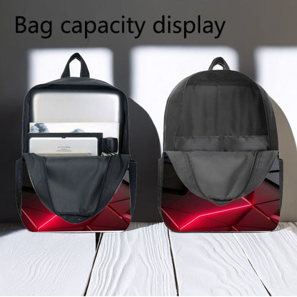 3pcs Gamer Large Capacity Lightweight Nylon Daypack with Lunch Bag  Pencil Case, Perfect for, Travel, or Daily Commute, Great Birthday or Holiday Gift, Backpack for Travel