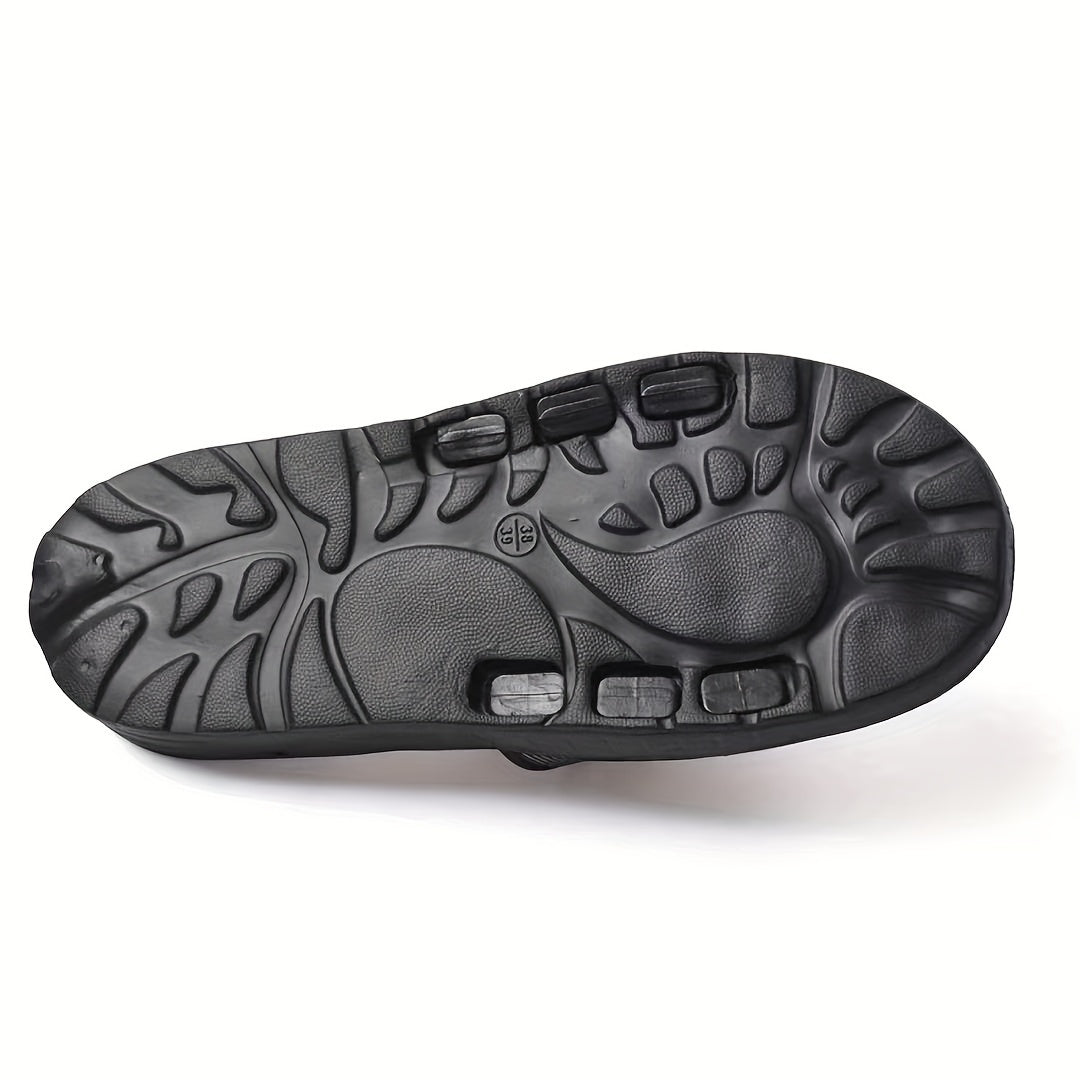 All-Season Polka Dot Massage Slippers with Acupoint Sole