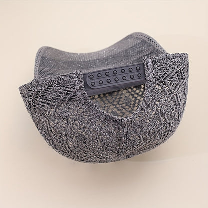 1pc New Hollow-Out Baseball Cap Summer Women's Versatile Adjustable Bucket Hat