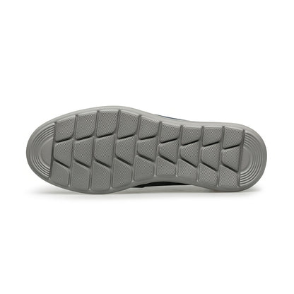 Men's Lightweight Leather Casual Loafers with Soft Heel Counter