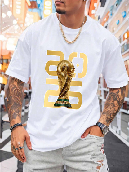 Men's FIFA World Cup 2026 Mesh T-Shirt Casual Sporty Style