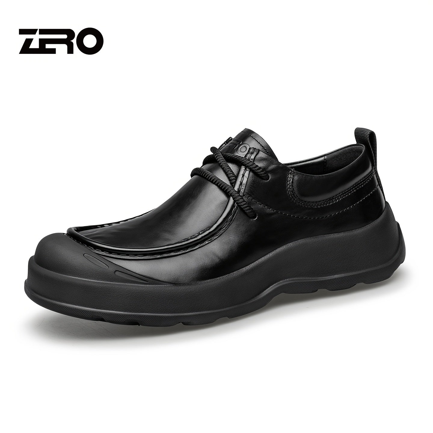 Men's Vintage Leather Casual Shoes with Lightweight Cushioning