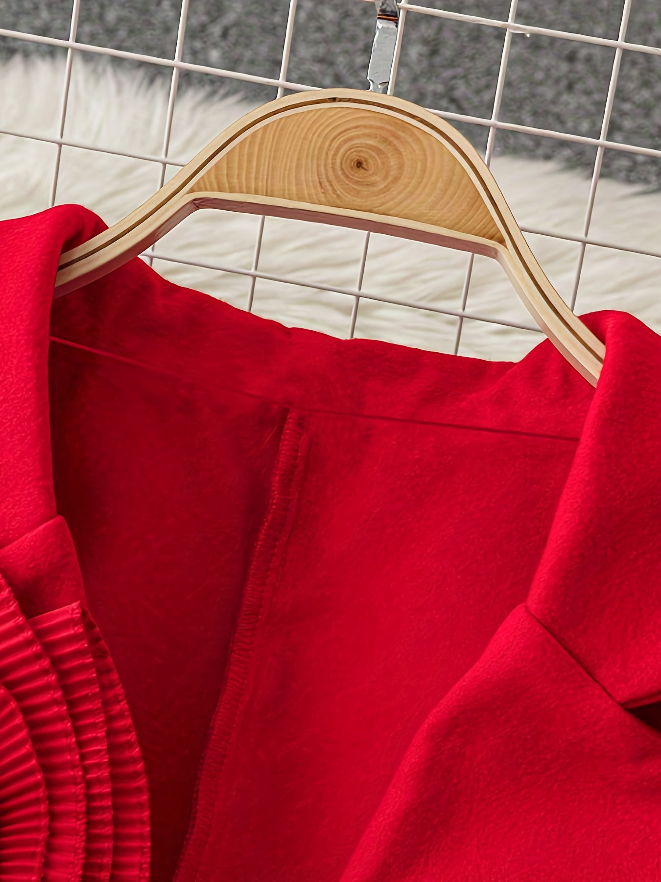 1pc Women'S Elegant Pink Blazer - Thick Winter Coat with Floral Pattern, Structured Lapel Collar & Single-Button Closure, Long Sleeve Tailored Jacket for Fall/Winter