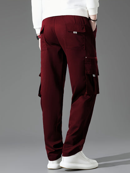 Men's Loose Fit Vintage Cargo Pants with Multiple Pockets