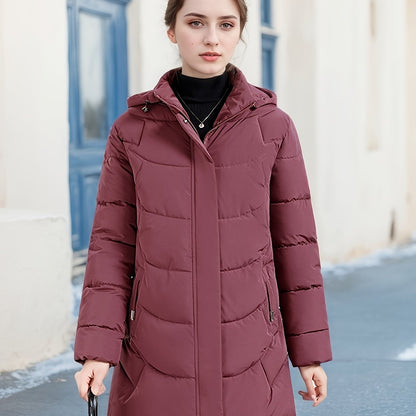 Women's Elegant Winter Jacket - Shearling-Like Bead-Like Button Closure Coat, Puffer-Free, Hand Washable Long Sleeve Outerwear for Cold Weather (Casual & Formal) - Black Jacket Without Belt/Hardware (Ready-to-Wear), Winter Ja