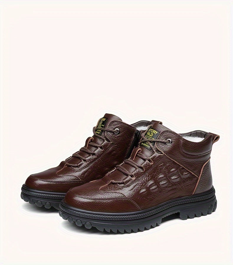 Genuine Leather High-End Plush Comfortable Warm Snow Boots