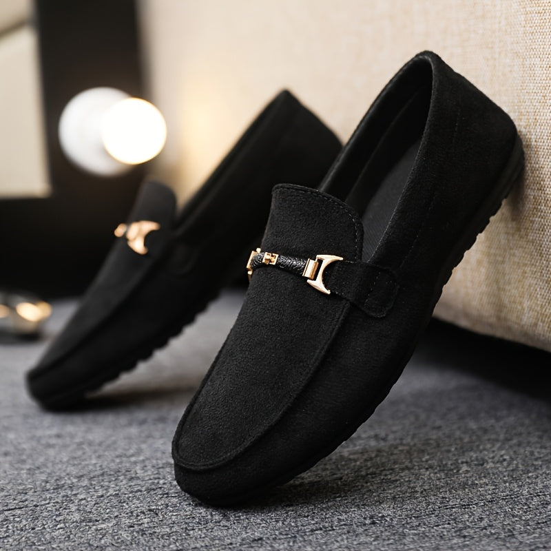 Men's Casual Canvas Slip-On Shoes Round Toe Summer Style