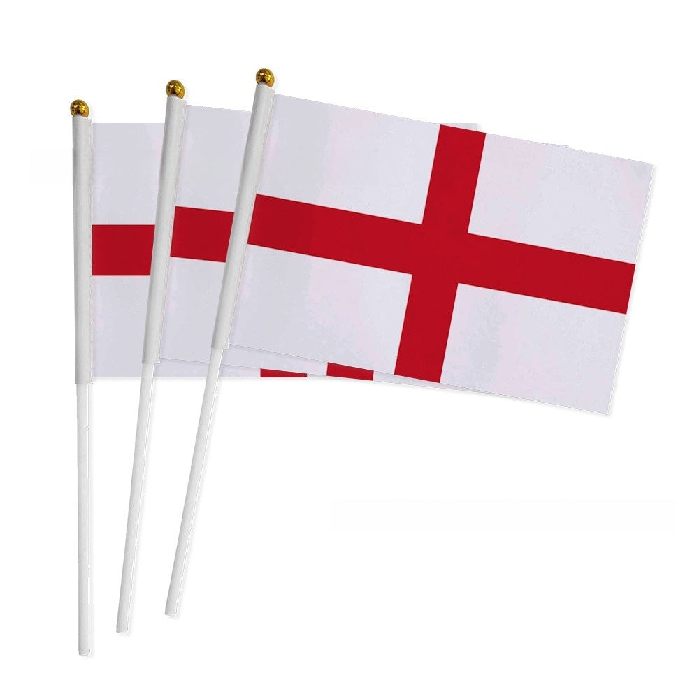3pcs Portable Hand-Waving Flags for Sports Fans and Events