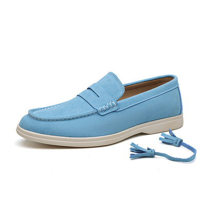 Men's All-Season Reversible Slip-On PU Dress Shoes
