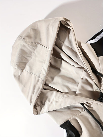 Men's Lightweight Hooded Jacket Casual Four Seasons Polyester