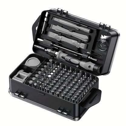 117in 1 Precision Screwdriver Set, Tool Gifts for Men, Mini Repair Tool Kit with Torx Triwing Bits, Repair for Computer, Macbook, Laptop, Glasses. Screwdriver bits are made of high-quality CRV steel, which is wear-resistant a