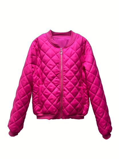 Ououjia factory store 2025 autumn and winter new casual temperament quilted clothes Women's jackets short coats