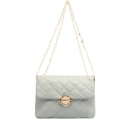 Versatile Rhombus Crossbody Women's Bag Fashion Vintage Chain Shoulder Bag Handbag