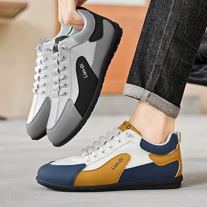 Men's Breathable PU Slip-On Loafers for Summer Casual Wear
