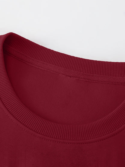 Men'S Happy New Year Sweatshirt - Light Grey with Orange Lettering - Regular Fit Crewneck Pullover for New Year'S Eve, NYE Parties & Casual Attire - Non-Permanent Celebration Sweater for Everyday & Special Occasions, New Year