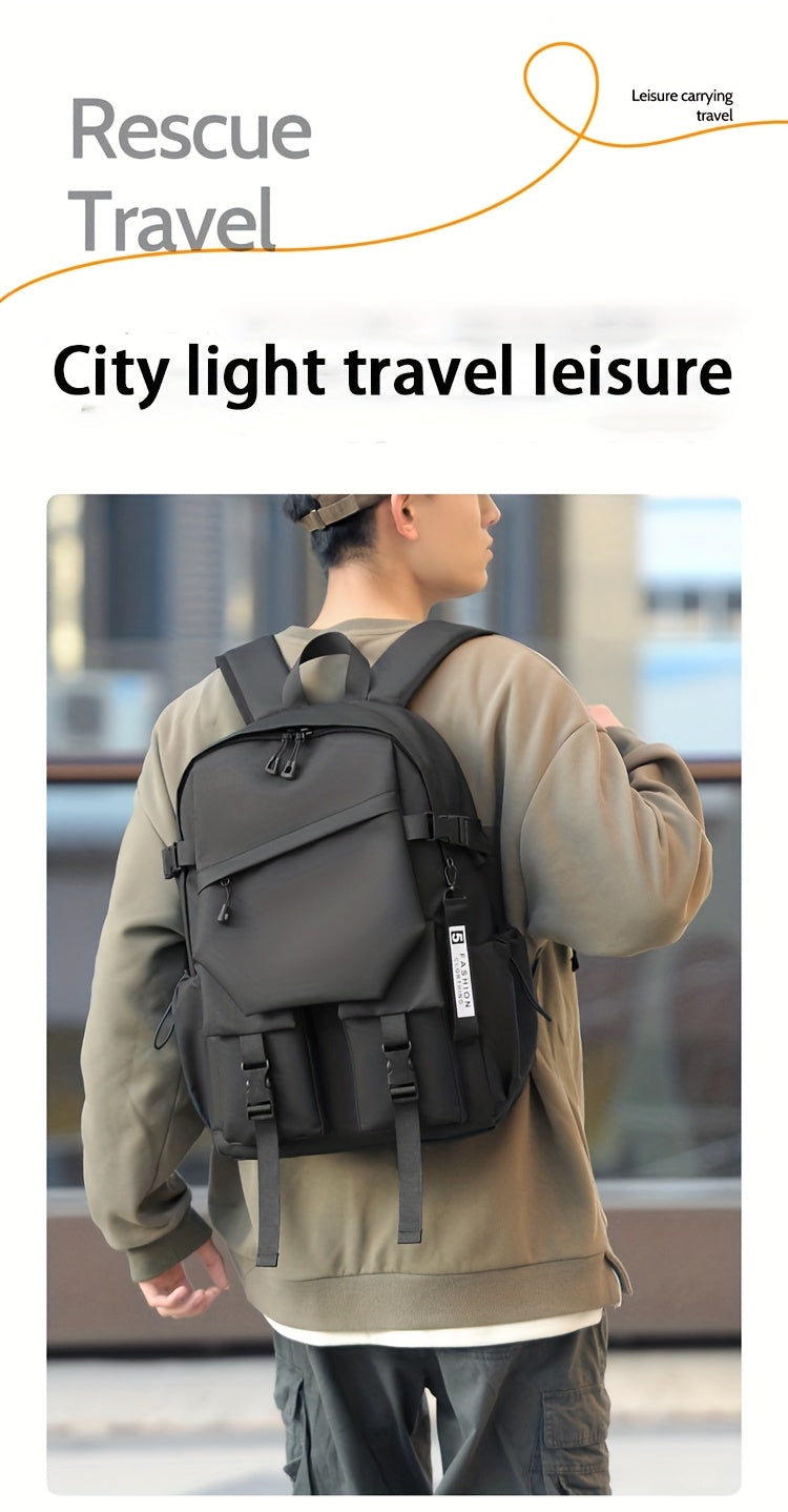 Stylish Minimalist Style Large Capacity Unisex Shoulder Bag, High-Quality Durable Scratch-Resistant Material Casual Shoulder Bag with Multiple Pockets and Compartments Design, Suitable for Daily Commuting and Travel