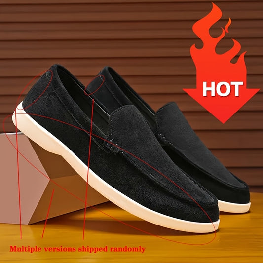 Men's Lightweight PU Loafers Casual Slip-On Sneakers