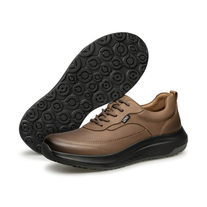 Men's Casual Leather Shoes Lightweight Shock-Absorbing Spring/Fall