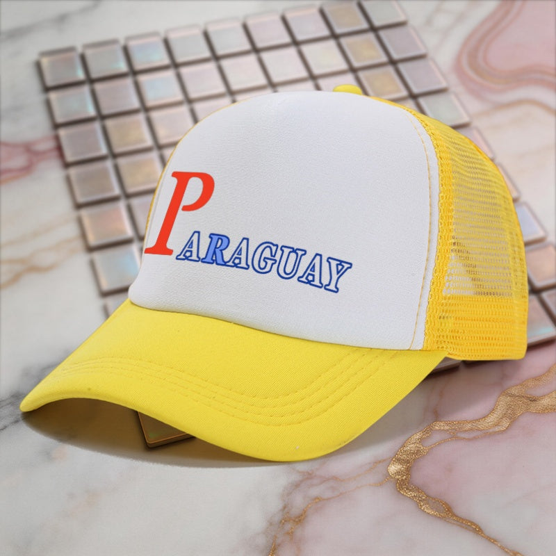 Unisex Lightweight Casual Paraguayan Map Print Hat