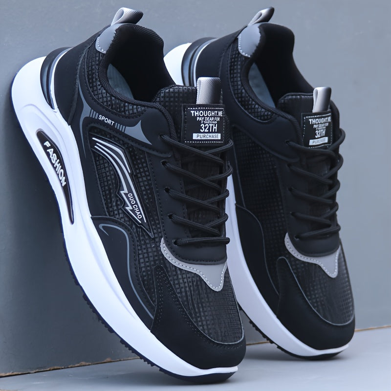 Men's Lightweight Casual Shoes with Soft Rubber Sole