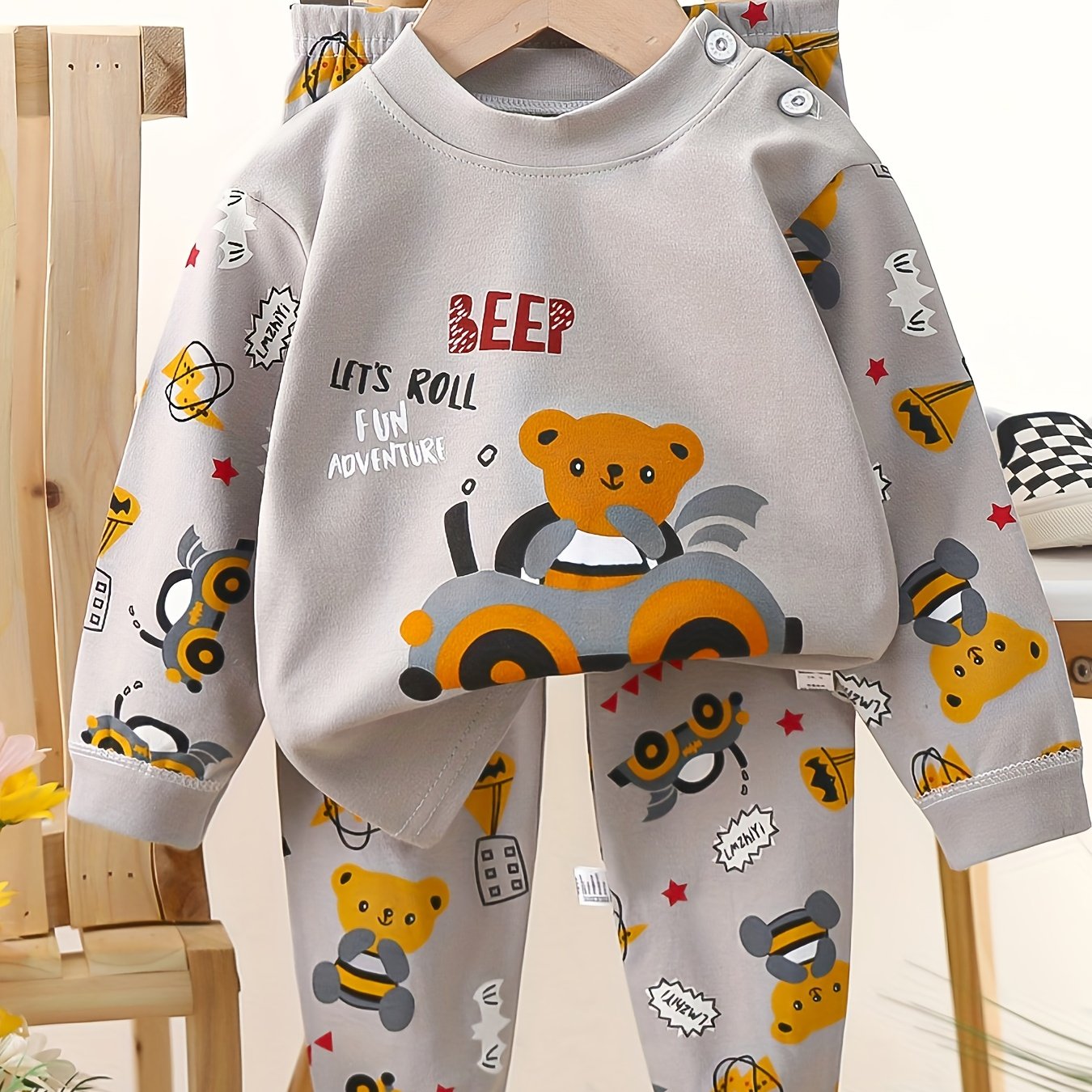 Autumn and Winter Set | Boys' and Girls' Pure Casual Sportswear + Pants Two-Piece Outfit, Perfect for Outdoor