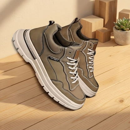 Plus Size Men’s British Style Ankle Boots Casual Hiking Shoes
