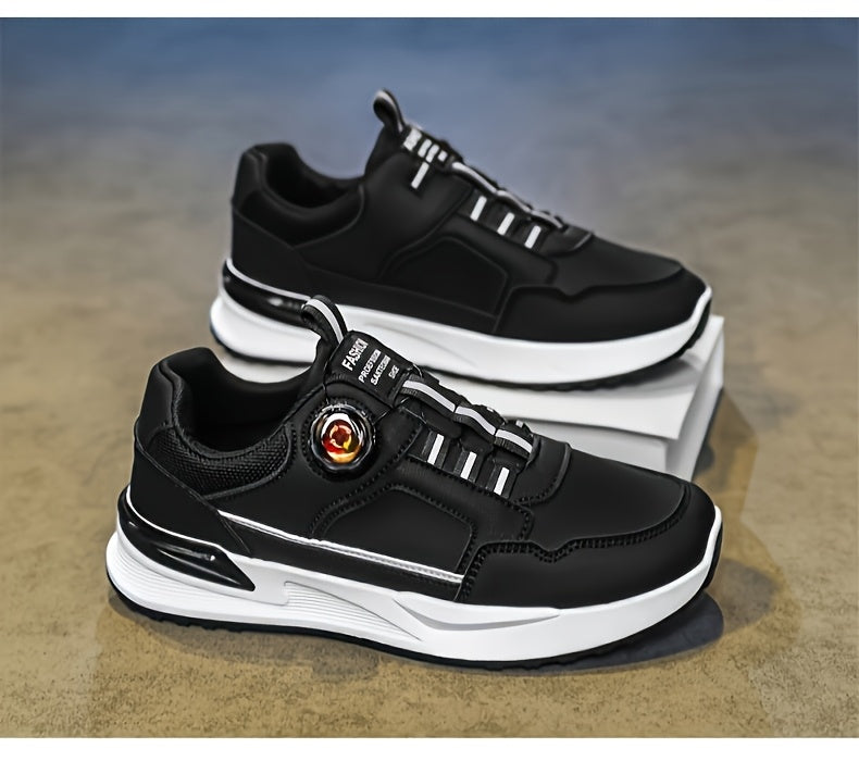 Men'S Large Size sneakers | Versatile Low-Top Running and Cross-Training Shoes, Casual and Preppy Style, Faux Upper, PVC Sole, All-Season Comfort - ayq