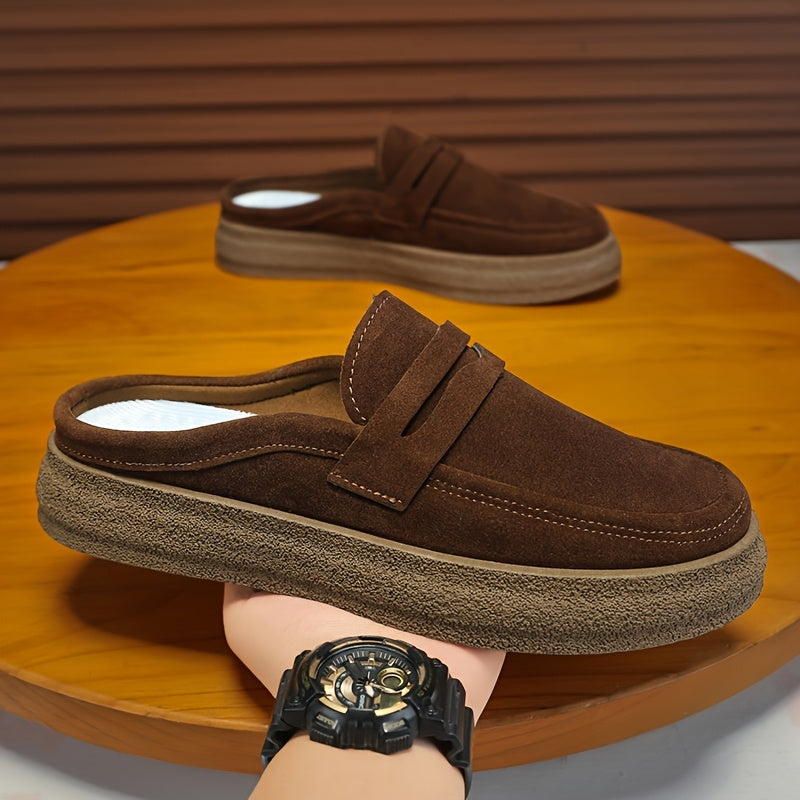 Men's Spring Outdoor Slip-On Thick-Soled Casual Slippers