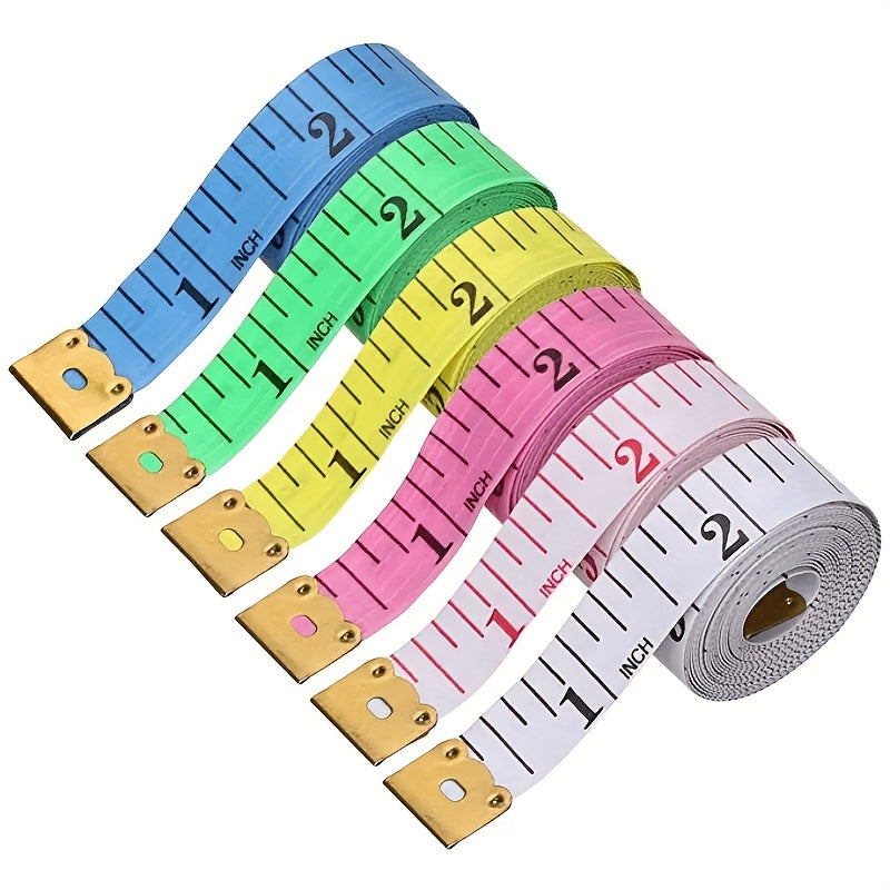 1/3/5pcs of Assorted Color Flexible Measuring Tape, Used for Body Measurements, Sewing, And in Centimeters. - ayq
