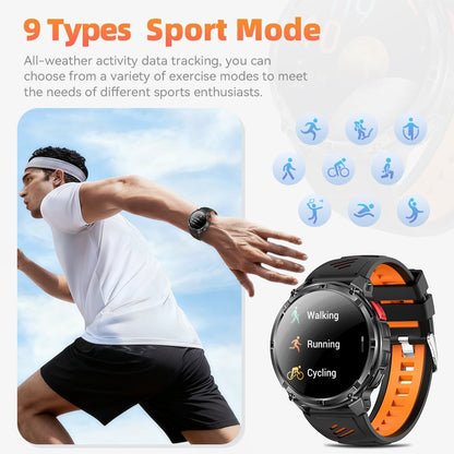2026 Men’s Smart Watch 1.7” HD Display, 120+ Sports Modes