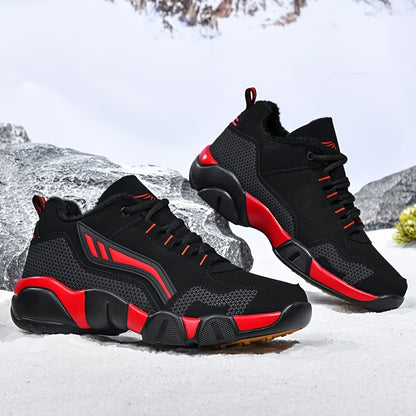 Men's & Women's Heavy-Duty All-Season Ankle-High Winter Boots Sneakers - Thick Warm Traction Rubber Sole, Casual Outdoor Shoes for Snow, & Daily Wear, Shoes For Men, Trainers, Trainers For Men, Sneakers Shoes For Men, Winter