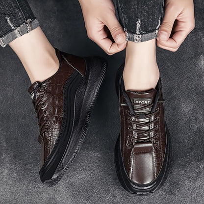 [sneakers] 2025 Men'S New Spring And Autumn Fashion Versatile Soft-Soled Casual Shoes Trendy Outdoor Sports Skate Shoes - ayq