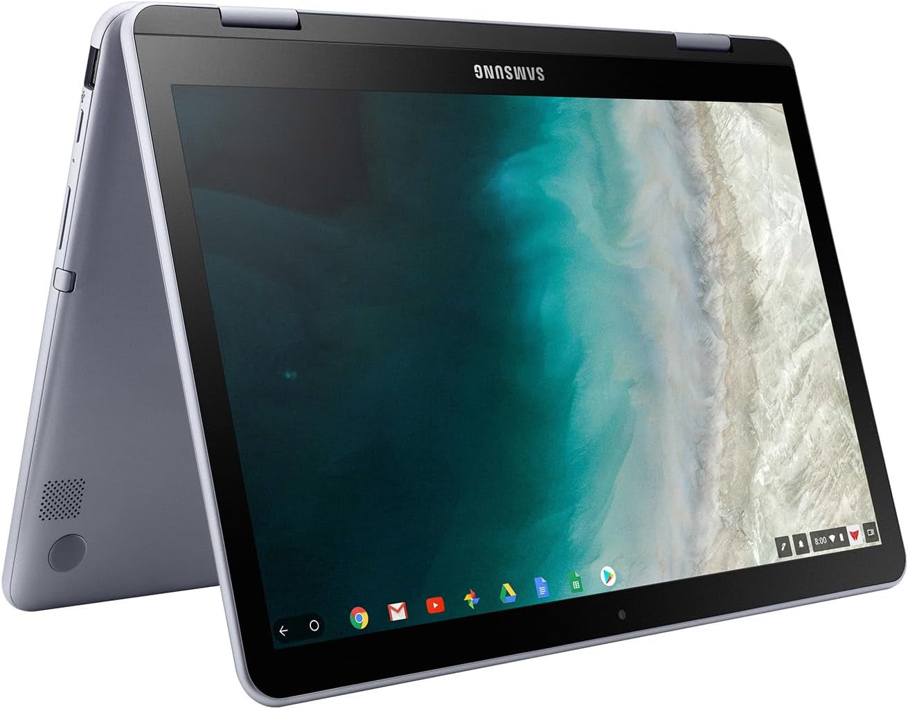 SAMSUNG Chromebook plus V2 360 2-In-1 Laptop W/Dual Webcam (12.2" FHD+ Touchscreen,Intel Celeron 3965Y, 4GB RAM, 128GB (64GB Emmc+64Gb SD Card), Stylus Pen) Home & Education, IST Sdcard, Chrome OS