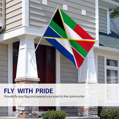South African National Flag Soccer Pennant 3x5 ft Outdoor