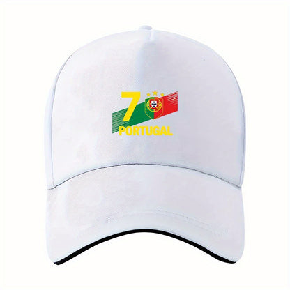 7 Portugal Emblem Sports Cap for Workouts and Jogging