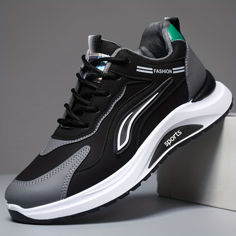 Men's Fashionable Casual Sports Shoes, Trendy Versatile Running Shoes for Spring and Autumn - ayq