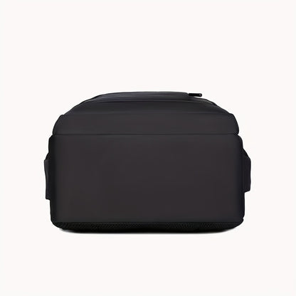 Unisex Black Backpack with Multiple Compartments, Adjustable Straps & Secure Zipper Closure - Durable Fabric for School, Work, Travel & Casual Use, Backpack for School, Work Commute, Travel Bag, Minimalist Design, Sturdy Cons