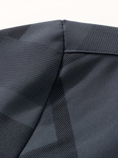 Men'S Lightweight Softshell Jacket - Olive Green/Black/Gray/ - Stand Collar Windproof Coat with Zippered Pockets - Non-Stretch Fabric for Hiking, Gym, Casual Outdoors - Spring/Fall Athletic Outerwear - Easy-Care Sportswear, H